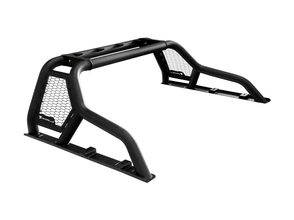 7180345 – ARMORDILLO Truck Bed Bar, 3 Inch Tubular Bar Mounts Up To 4 Lights Powder Coated Black Steel